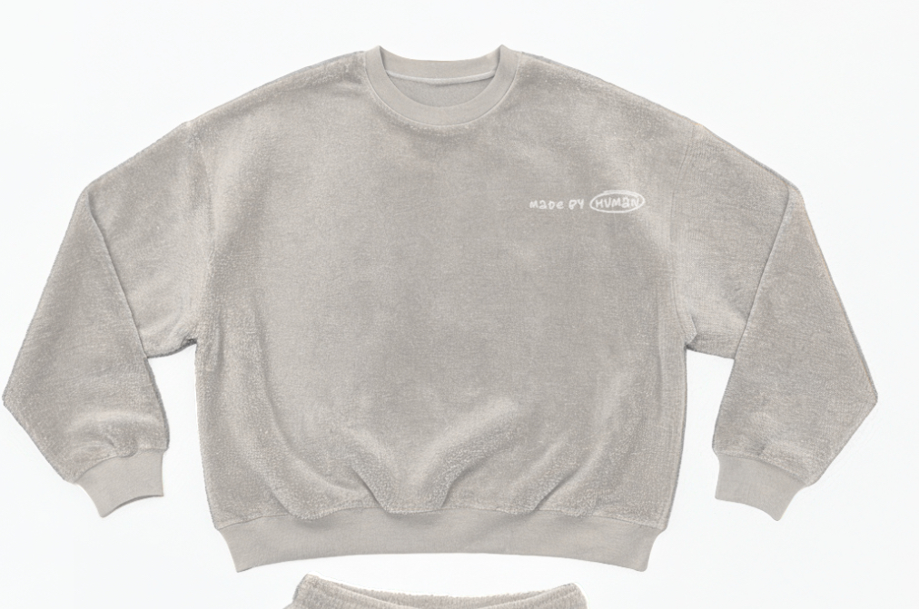 Light Grey Fur Creckneck