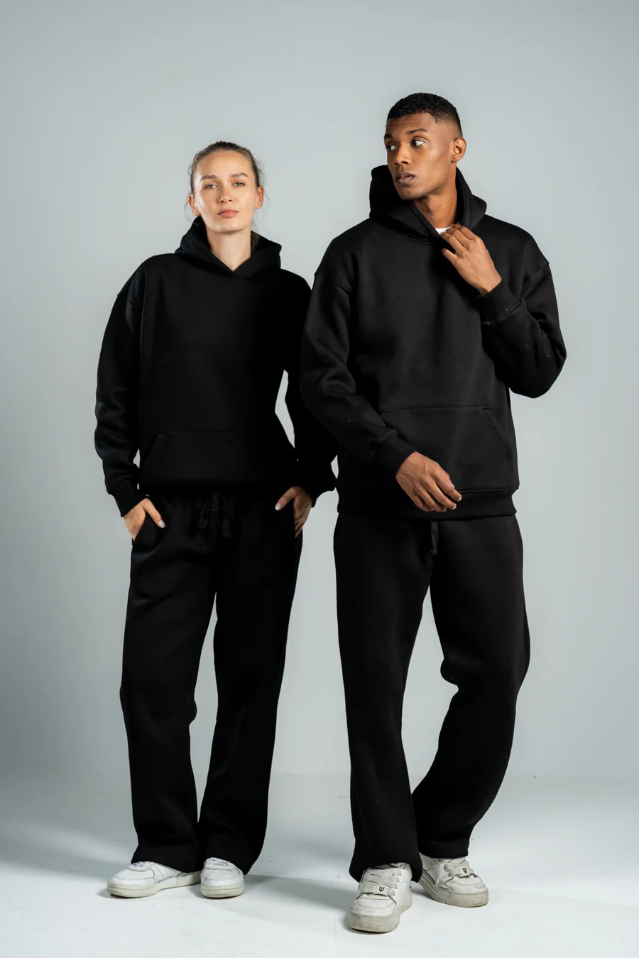 Oversized Black Hoodie