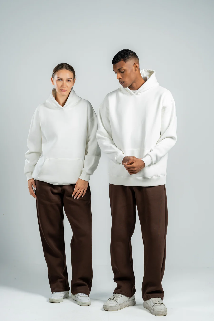 Oversized Off-White Hoodie