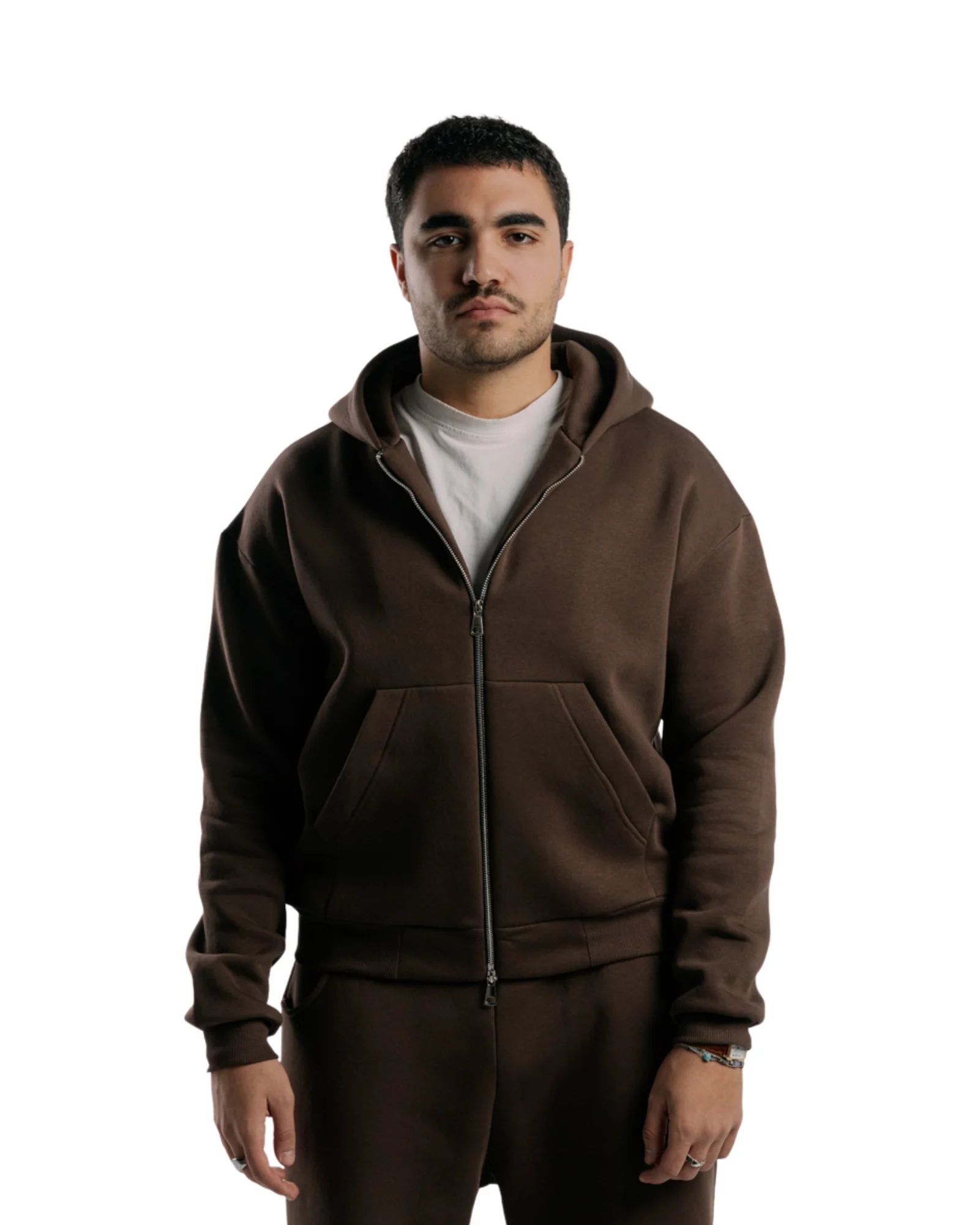Brown Zip Up