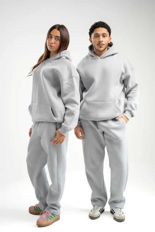 Oversized Light Grey Hoodie